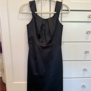 The Limited Black Satin Dress
